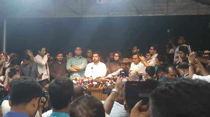 শেখ হাসিনার আমলের সব নির্বাচন বাতিলের দাবি এনসিপির আহ্বায়ক নাহিদ ইসলাম