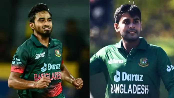 তানজিম সাকিব ও মেহেদী হাসান মিরাজ