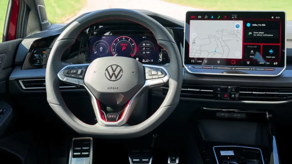 volkswagen golf gti dash