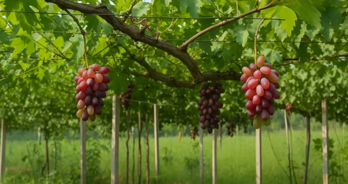 যশোরে সফল বাণিজ্যিক আঙ্গুর চাষ