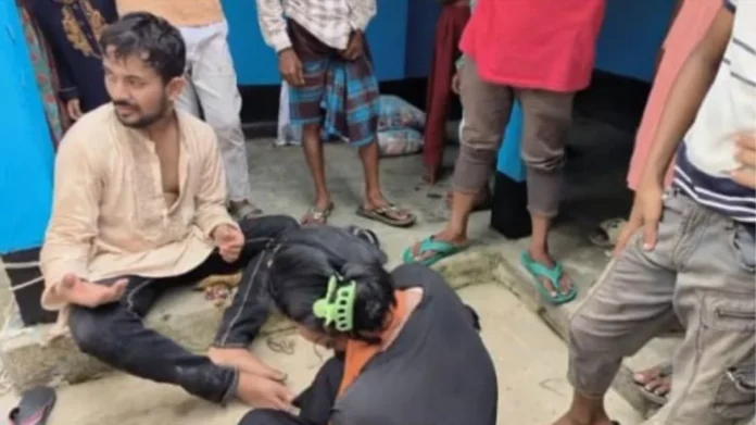আখাউড়ায় গৃহবধূকে বেঁধে স্বর্ণালংকার লুট, জনতা হাতে আটক যুবক ও তরুণী