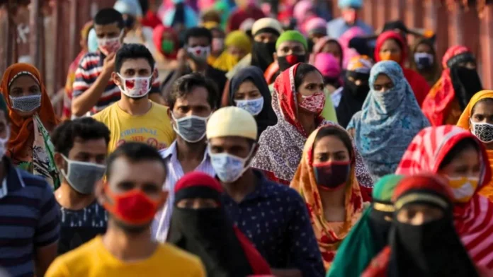 জনবহুল স্থানে মাস্ক পরার আহ্বান সরকারের