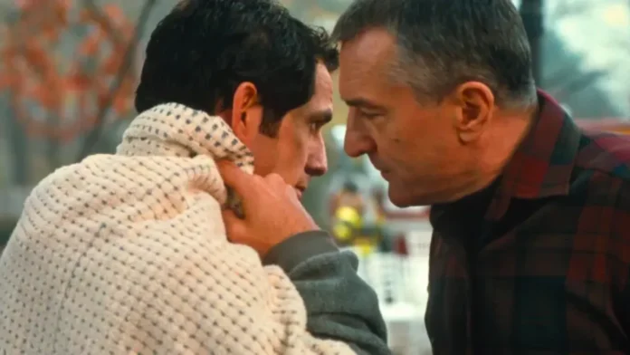 MEET THE PARENTS, from left: Robert De Niro, Ben Stiller