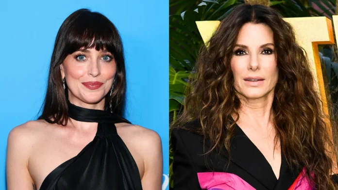 Dakota Johnson and Sandra Bullock