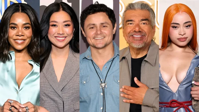 Regina Hall, Sherry Cola, Arturo Castro, George Lopez and Ice Spice