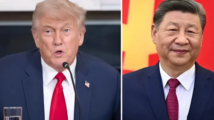 Donald Trump and Xi Jinping