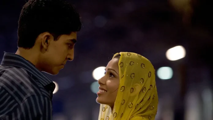 Dev Patel and Freida Pinto in ‘Slumdog Millionaire’