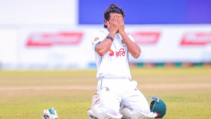 গল টেস্টে হার এড়ানোর কৌশলেই খেলেছি: শান্ত