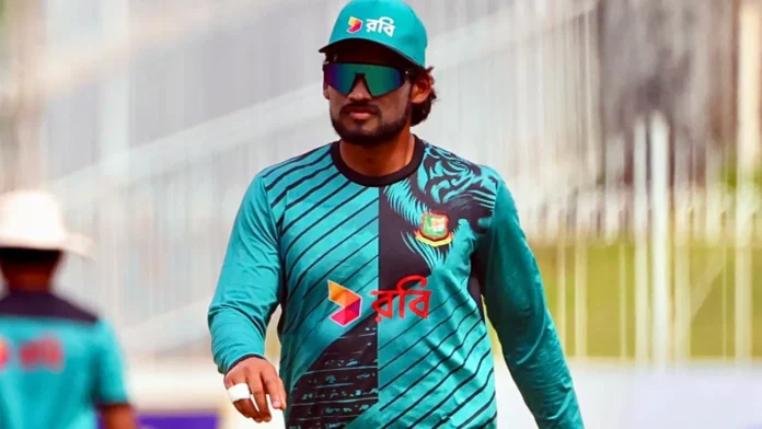আবারও আঙুলে চোট পেলেন শান্ত, অনুশীলন থেকে ছিটকে গেলেন