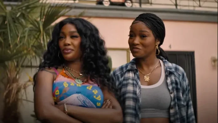 SZA and Keke Palmer in 'One of Them Days.'