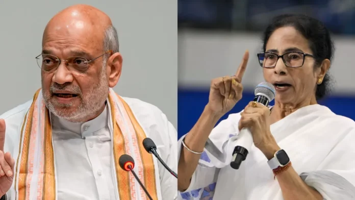 অমিত শাহর vs মমতা ব্যানার্জী