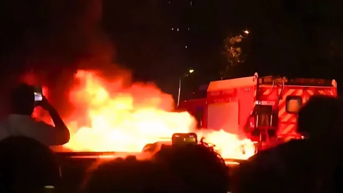 PSG celebration violence