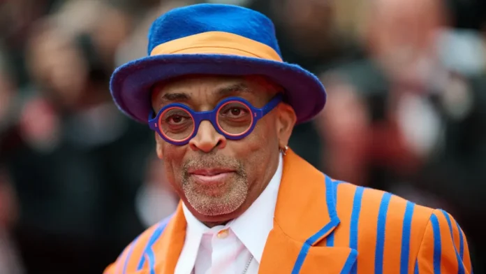 Spike Lee at the 'Highest 2 Lowest' Cannes premiere.