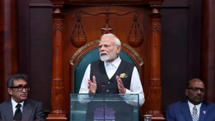 সন্ত্রাসবাদের বিরুদ্ধে বিশ্ব ঐক্যের ডাক দিলেন মোদি