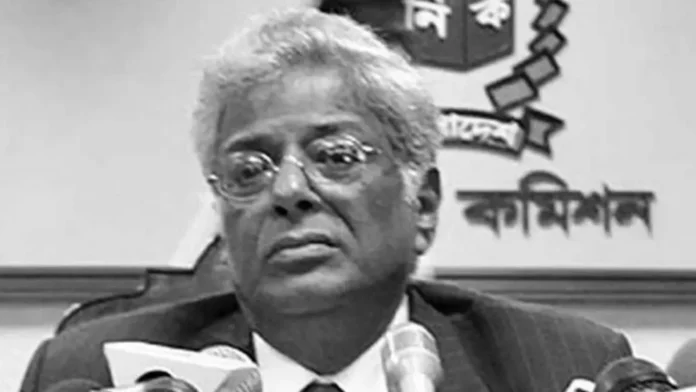 প্রয়াত প্রধান নির্বাচন কমিশনার ড. এটিএম শামসুল হুদা