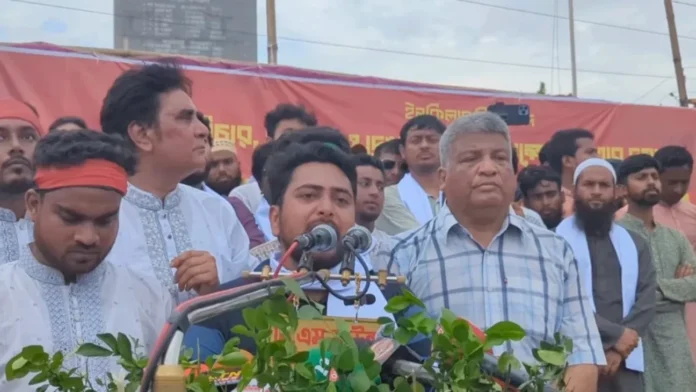 জাতি গঠনে আপস নয়, নাটোরে এনসিপি নেতা নাহিদের ঘোষণা
