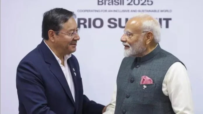 ব্রিকস সম্মেলনে বলিভিয়া ও উরুগুয়ের প্রেসিডেন্টদের সঙ্গে মোদির বৈঠকে বাণিজ্য ও প্রযুক্তি সহযোগিতার অগ্রগতি