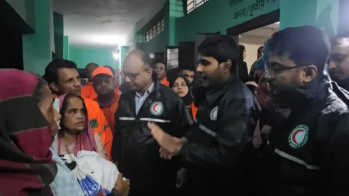 টানা বৃষ্টিতে টেকনাফে পাহাড়ধস ও জলাবদ্ধতার আশঙ্কা