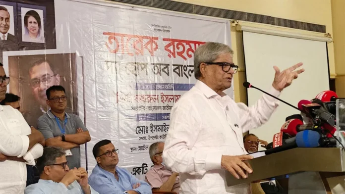 বিএনপির বিরুদ্ধে অপপ্রচার ষড়যন্ত্রের অংশ: মির্জা ফখরুল