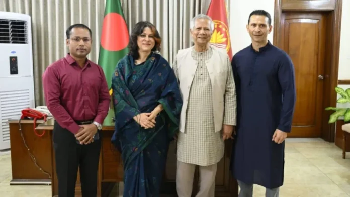 প্রধান উপদেষ্টা ড. ইউনূসের সঙ্গে সৌজন্য সাক্ষাতে শরমিন ও সোহেল তাজ