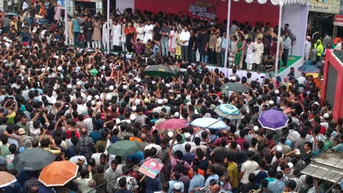 গোপালগঞ্জে মুজিববাদ মুক্তির আহ্বান নাহিদ ইসলামের, জুলাই পদযাত্রা চলবে