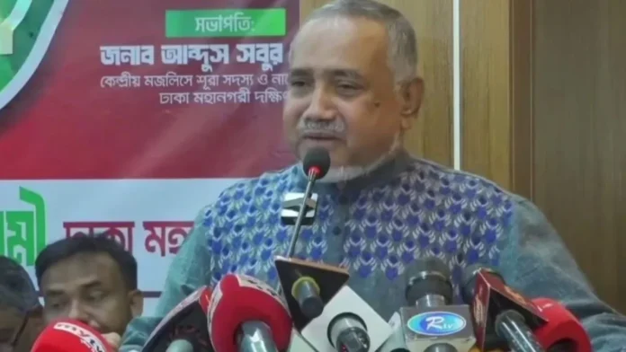 বাংলাদেশে সন্ত্রাসবাদের ঠাঁই নেই, সুপ্রতিনিধিত্বমূলক নির্বাচন চায় জামায়াত: ড. তাহের