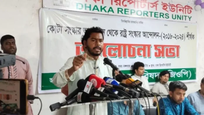 ১১ মাসেও কার্যকর পরিবর্তন আনতে ব্যর্থ অন্তর্বর্তী সরকার: নুর