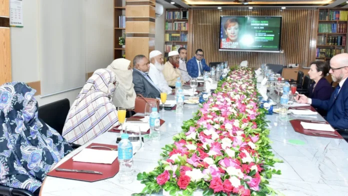 জামায়াত কার্যালয়ে সৌজন্য সাক্ষাতে মার্কিন চার্জ দ্য অ্যাফেয়ার্স
