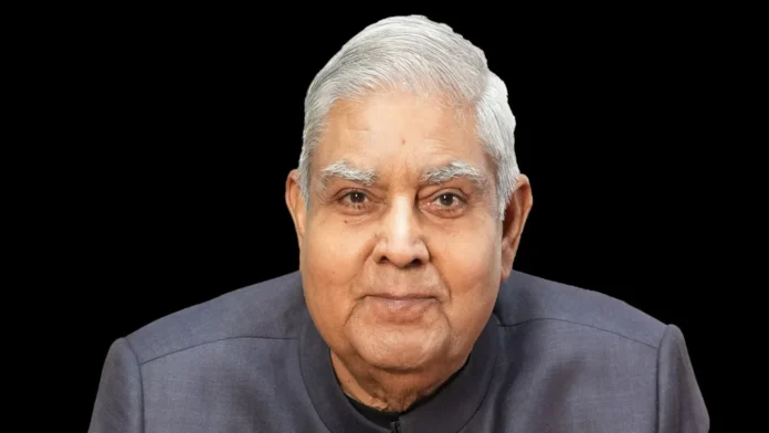 স্বাস্থ্যের অবনতি, ভারতের উপরাষ্ট্রপতির পদত্যাগ