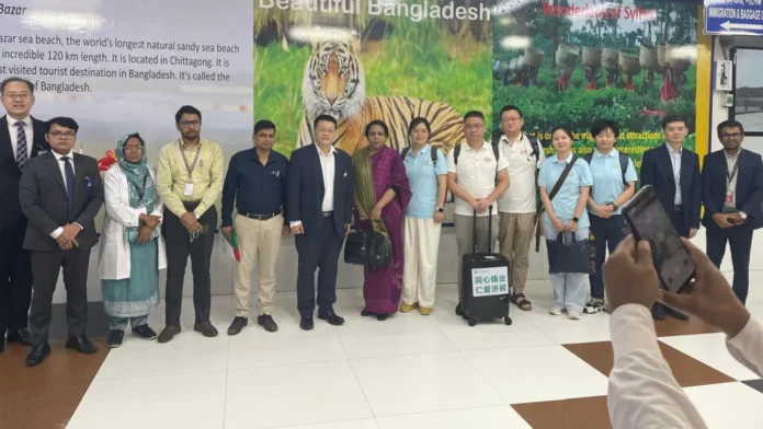চীনের দগ্ধ বিশেষজ্ঞ চিকিৎসক দল ঢাকায়, জাতীয় বার্ন ইনস্টিটিউটে চিকিৎসায় সহায়তা করবে