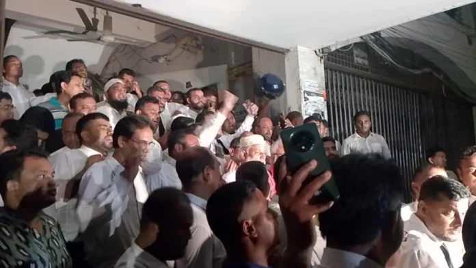 আন্দোলনকারীর হত্যা মামলায় সাবেক প্রধান বিচারপতি খায়রুল হক কারাগারে