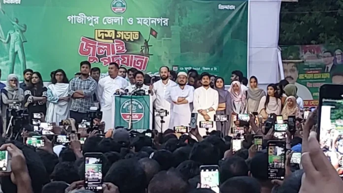 নাহিদ ইসলাম বললেন, ৫ আগস্টের মধ্যে প্রকাশিত হবে জুলাই চার্টার