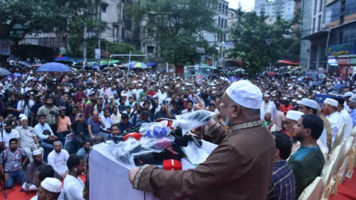 ঢাকায় জামায়াতের বিক্ষোভ, জুলাই ঘোষণার স্বীকৃতি ও আনুপাতিক প্রতিনিধিত্বের দাবি