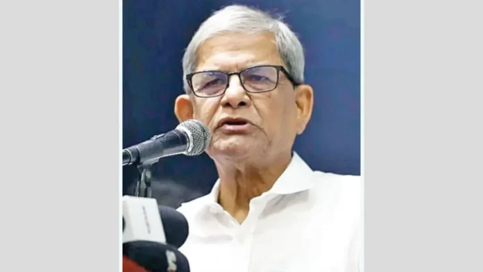 বিএনপি মহাসচিব মির্জা ফখরুলের মনোভাব: উগ্রতা এবং দুর্নীতি সমাজে হতাশা তৈরি করছে