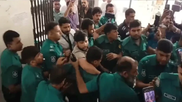 ঢাকায় আসাদুল হক বাবু হত্যাকাণ্ডে তৌহিদ আফ্রিদিকে কারাগারে পাঠানো হলো