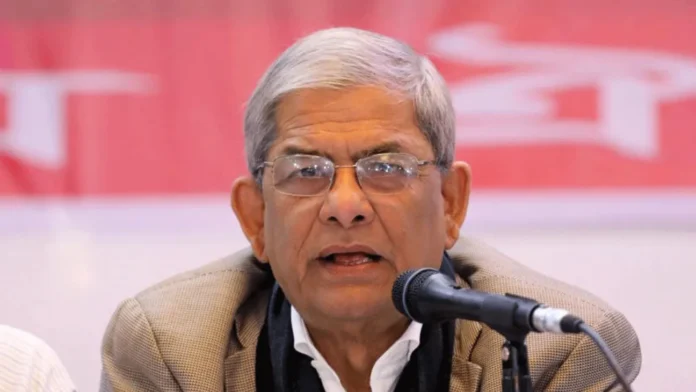 এক-এগারোর পুনরাবৃত্তি নিয়ে সতর্ক করলেন মির্জা ফখরুল