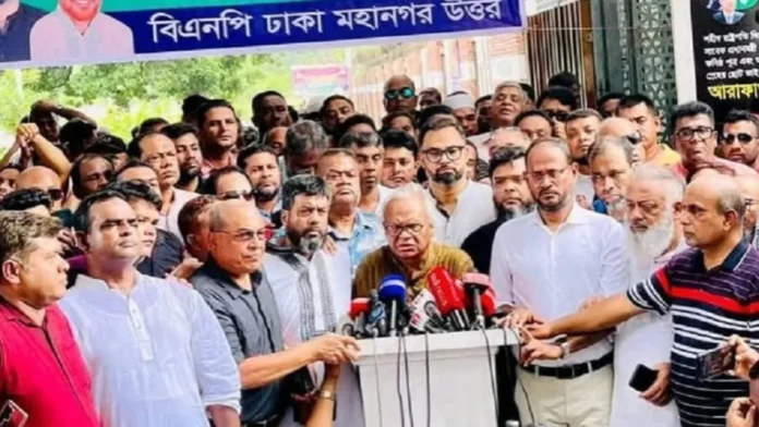 বিএনপির রুহুল কবির রিজভির ফ্যাসিবাদ পরবর্তী ষড়যন্ত্রের অভিযোগ