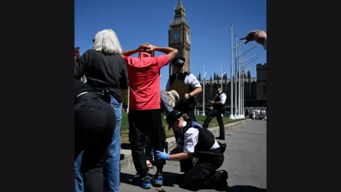 লন্ডনে প্যালেস্টাইন অ্যাকশন সমর্থনের অভিযোগে আরও ৪৭ জনকে অভিযুক্ত