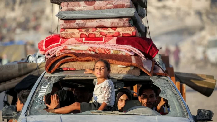 গাজায় ইসরায়েলি অভিযানে এক মিলিয়ন ফিলিস্তিনি বাস্তুচ্যুত হওয়ার শঙ্কা