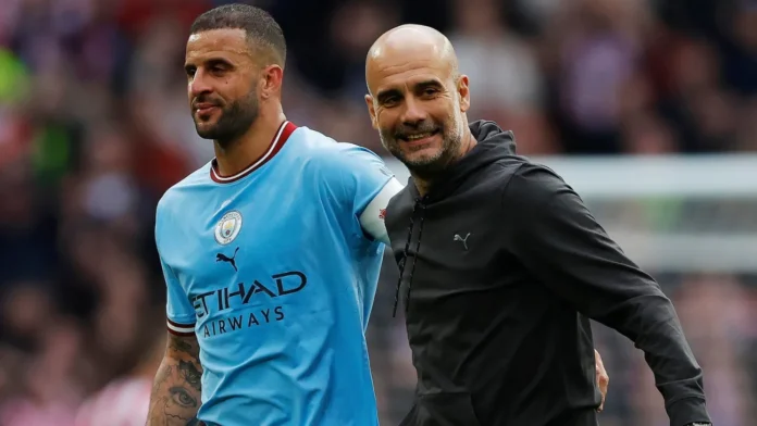 কাইল ওয়াকারকে ইতিহাসের সেরা ডিফেন্ডারদের একজন বললেন পেপ গার্দিওলা