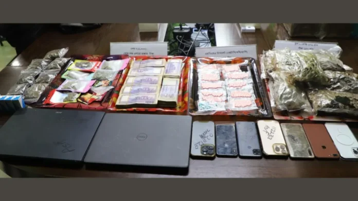 পল্টনে বড় এমডিএমএ সিন্ডিকেট ধ্বংস, পাঁচজন গ্রেফতার