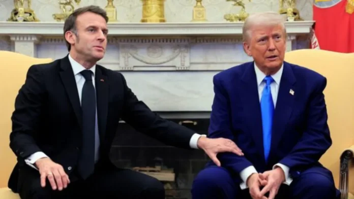 নিউইয়র্কে ট্রাম্পের মোটরকেডে আটকে গেলেন ফরাসি প্রেসিডেন্ট ইমানুয়েল ম্যাক্রোঁ