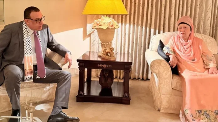 ঢাকায় খালেদা জিয়ার সঙ্গে ফিলিস্তিনি রাষ্ট্রদূতের সাক্ষাৎ, গাজা হামলার নিন্দা