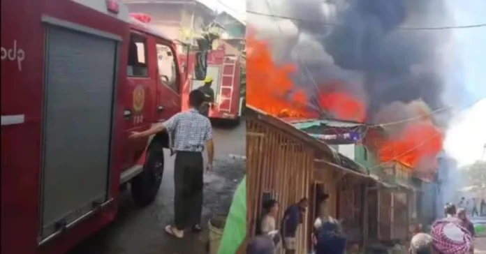 মণিপুরে আগুন নেভাতে মিয়ানমারের দমকল বাহিনীর সীমান্ত পেরোনো সহযোগিতা মণিপুরে আগুন নেভাতে মিয়ানমারের দমকল বাহিনীর সীমান্ত পেরোনো সহযোগিতা