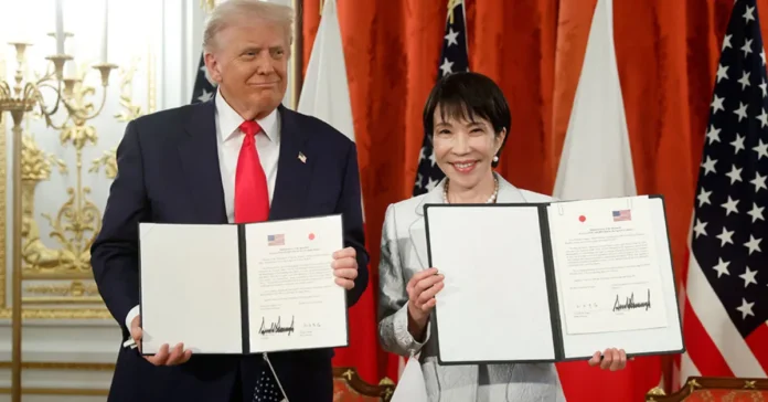 জাপানের প্রথম নারী প্রধানমন্ত্রী তাকাইচির সঙ্গে ট্রাম্পের সাক্ষাৎ ও খনিজ চুক্তি স্বাক্ষর জাপানের প্রথম নারী প্রধানমন্ত্রী তাকাইচির সঙ্গে ট্রাম্পের সাক্ষাৎ ও খনিজ চুক্তি স্বাক্ষর