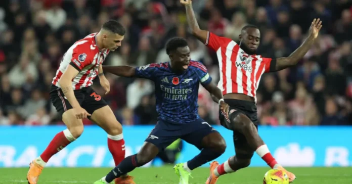 সান্ডারল্যান্ডে ৯৪ মিনিটে সমতায় থামল আর্সেনাল, ২-২ ড্রয়ে টানা জয়ের ইতি