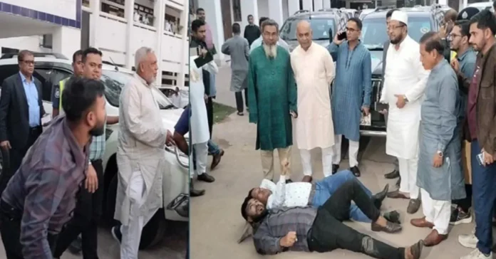 ভোলায় তিন উপদেষ্টার গাড়ি আটকিয়ে প্রতিবাদ, সেতু নির্মাণে স্পষ্ট অঙ্গীকার চান স্থানীয়রা