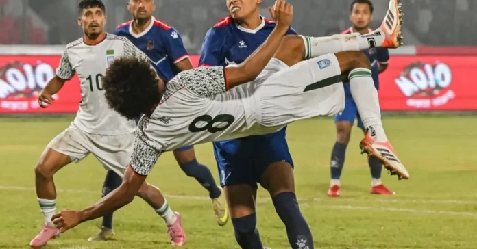 হামজা চৌধুরীর দুই গোলেও ড্র, নেপালের বিপক্ষে বাংলাদেশ দলের সীমাবদ্ধতা স্পষ্ট