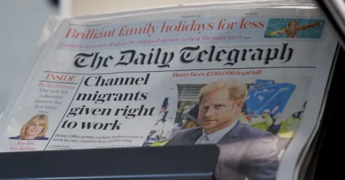 ডেইলি টেলিগ্রাফ ৫০০ মিলিয়ন পাউন্ডে কিনছে ডেইলি মেইল মালিক