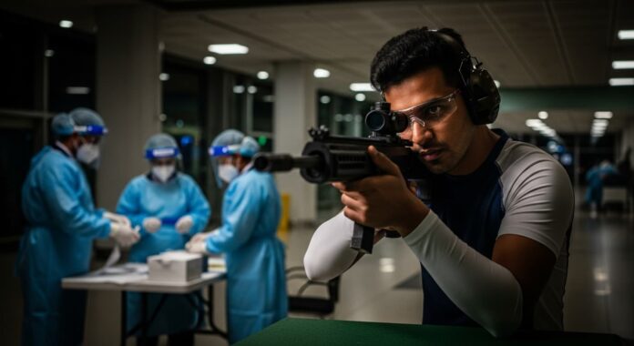 আন্তর্জাতিক প্রতিযোগিতার প্রস্তুতি এবং বিমানবন্দরে স্বাস্থ্য স্ক্রিনিংয়ের দৃশ্য : প্রতীকী চিত্র।